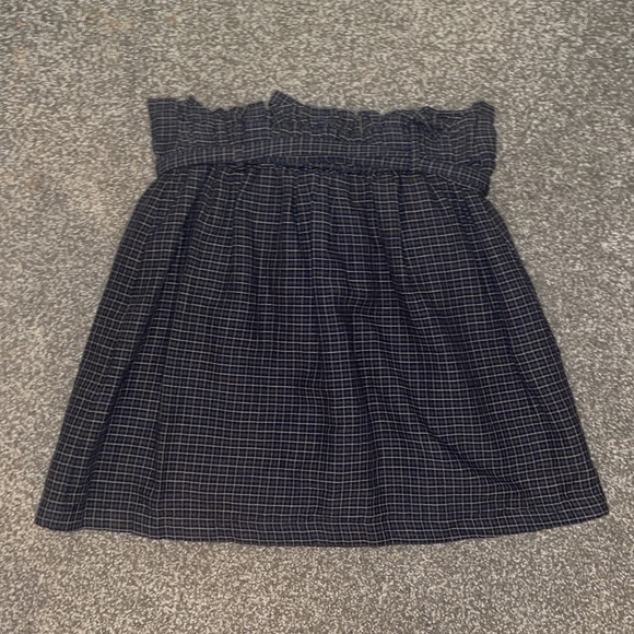 American Eagle Plaid Skirt with Tie - Picture 2 of 3
